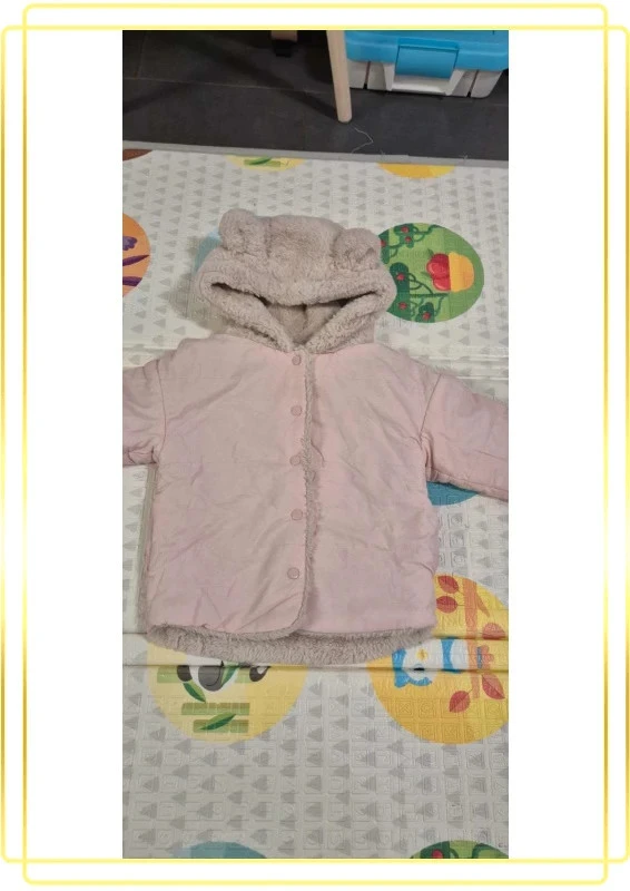 Manteau moumoute pour bebe fille